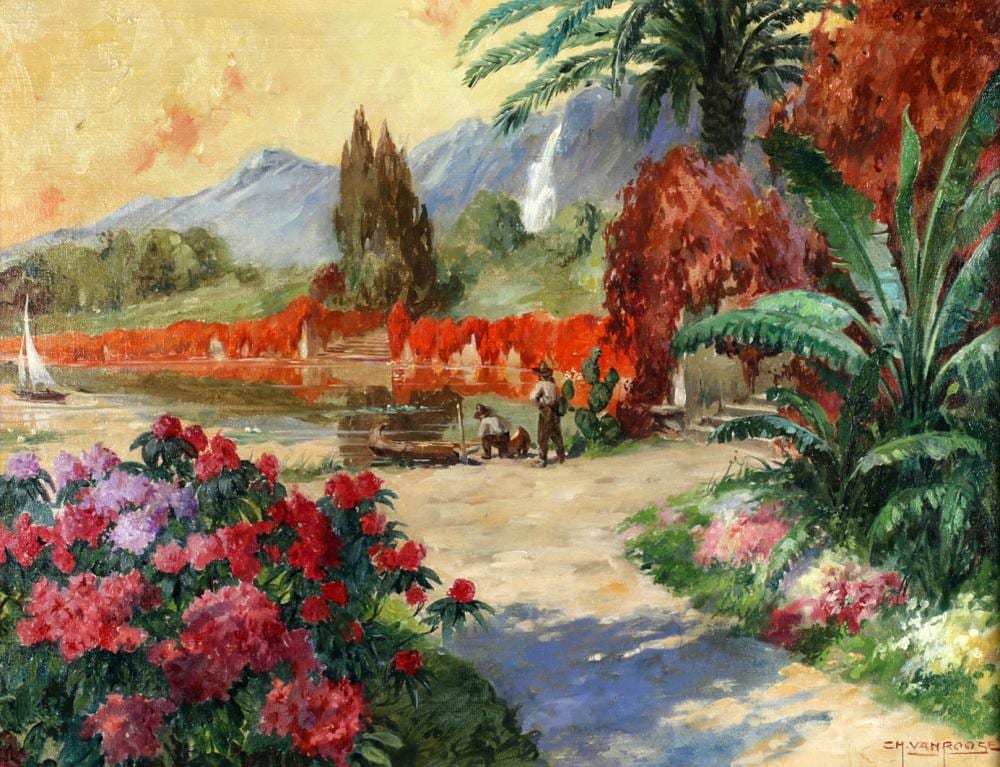 charles van roose brussels 1883 1960 exotic landscape oil · Van Zadelhoff Veilingen en Taxaties · 2019-10-27 Charles van Roose comparable auction result: charles van roose brussels 1883 1960 exotic landscape oil