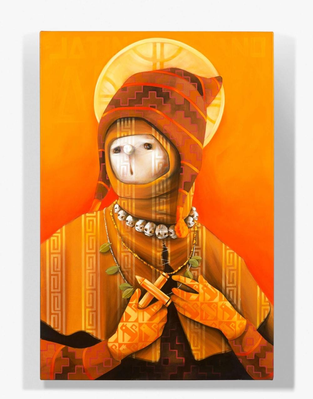 Inti Castro comparable auction result: inti castro chilien n en 1982 caudillo 2012 acrylique sur toile