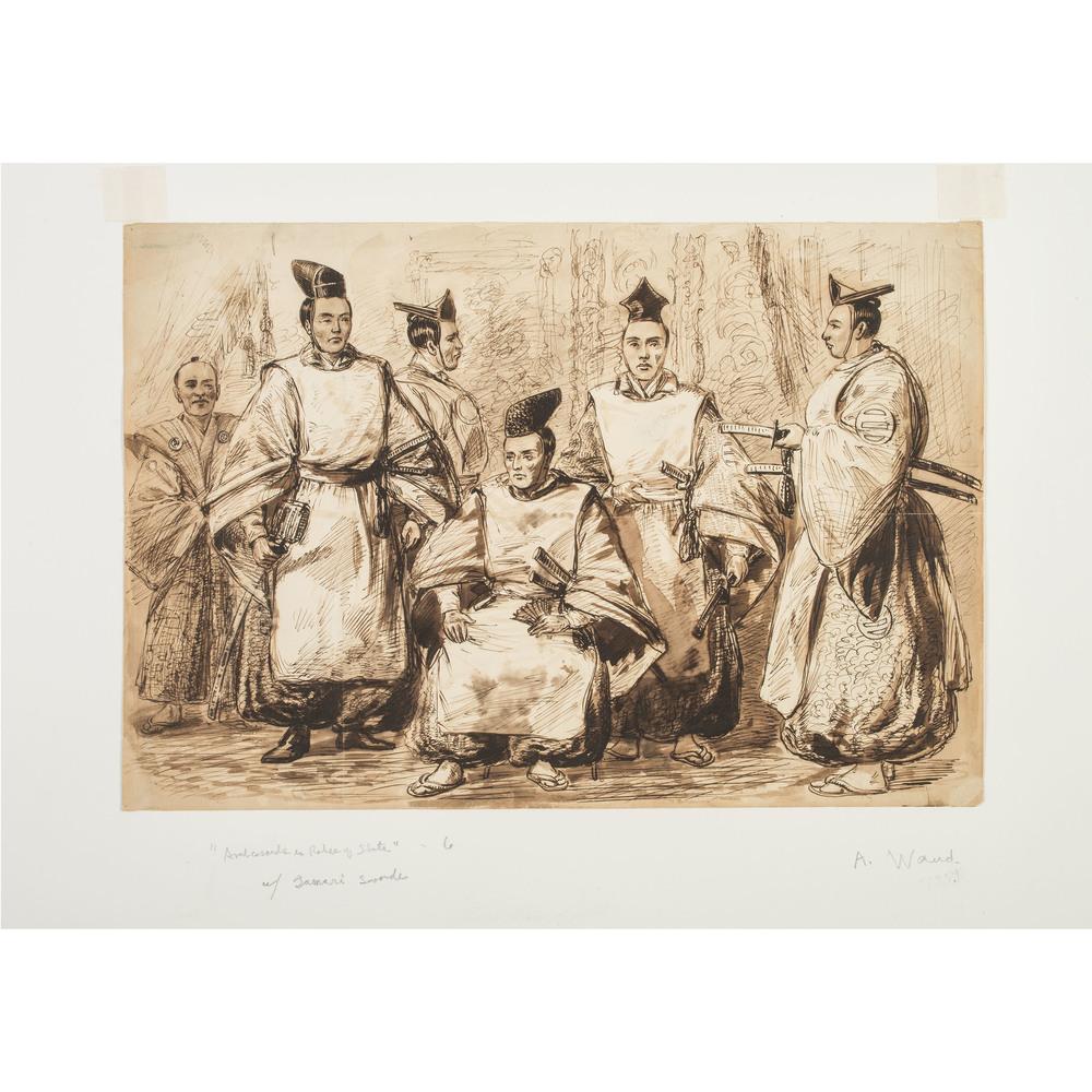 alfred r waud 1860 drawing of ambassadors from the first japanese delegation to the us · Cowan's Auctions · 2019-11-15 Alfred R. Waud comparable auction result: alfred r waud 1860 drawing of ambassadors from the first japanese delegation to the us