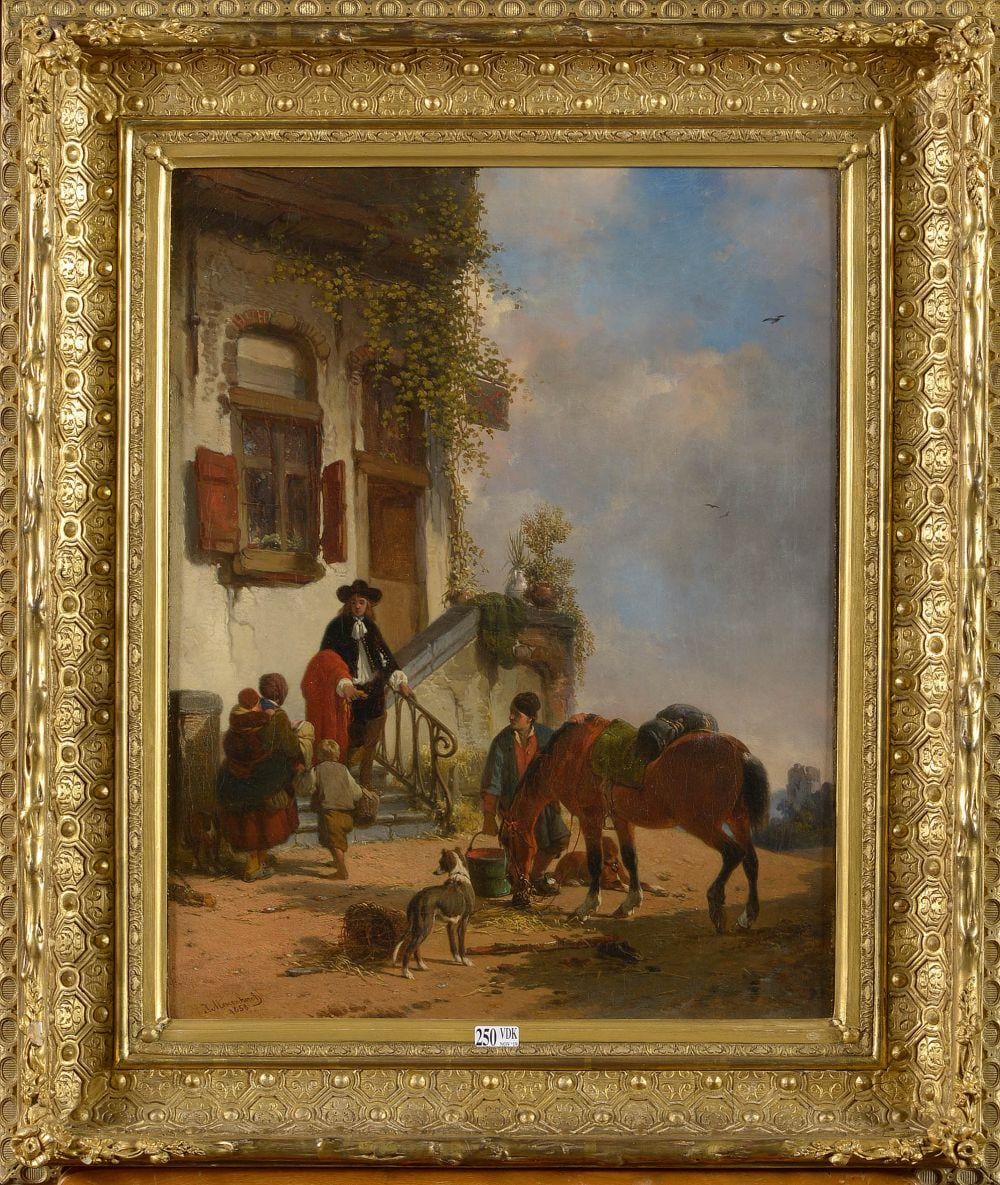 Josephus Jodocus Moerenhout comparable auction result: tableaux