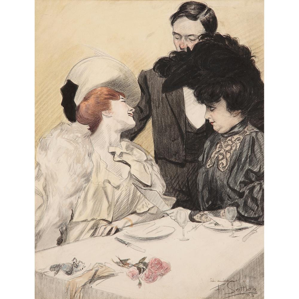 Fernand Louis Gottlob comparable auction result: fernand louis gottlob paris 1873 1935 exigence