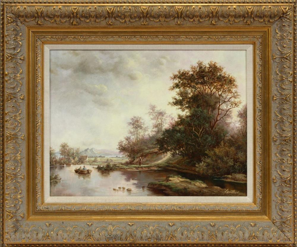 Eleonore Guinther comparable auction result: eleonore guinther oil on canvas rural road