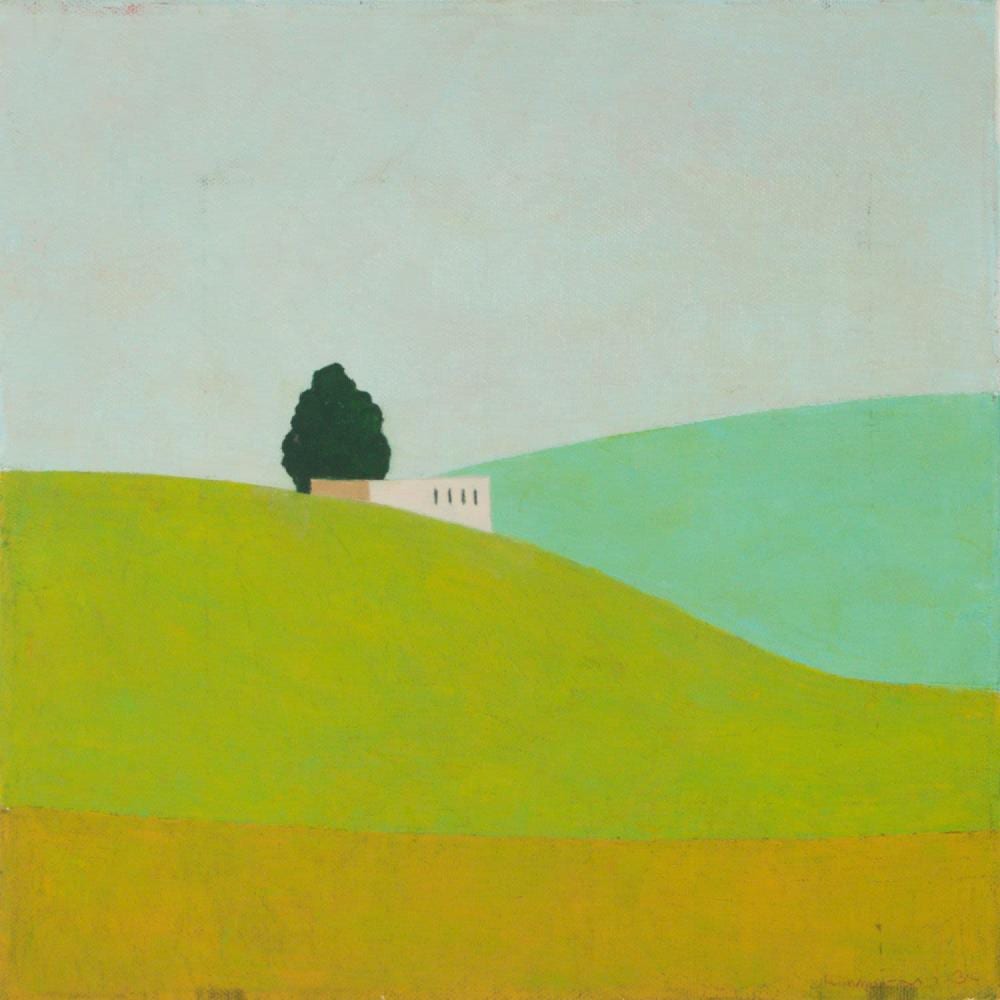 Itzu Rimmer comparable auction result: itzu rimmer b 1948 negev landscape oil on canvas