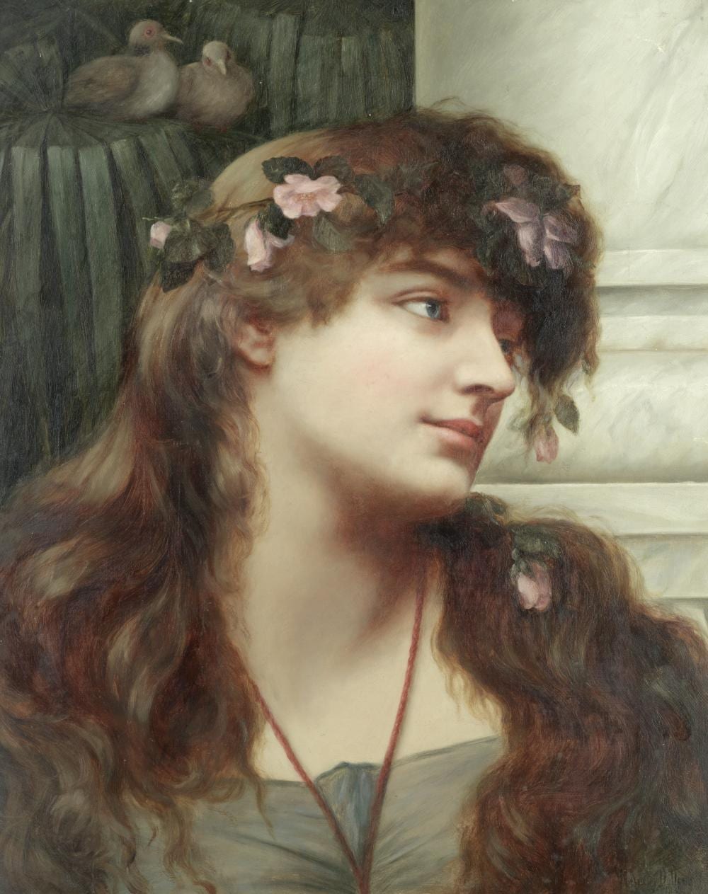William Anstey Dolland comparable auction result: william anstey dolland british 1858 1929 matrona superba