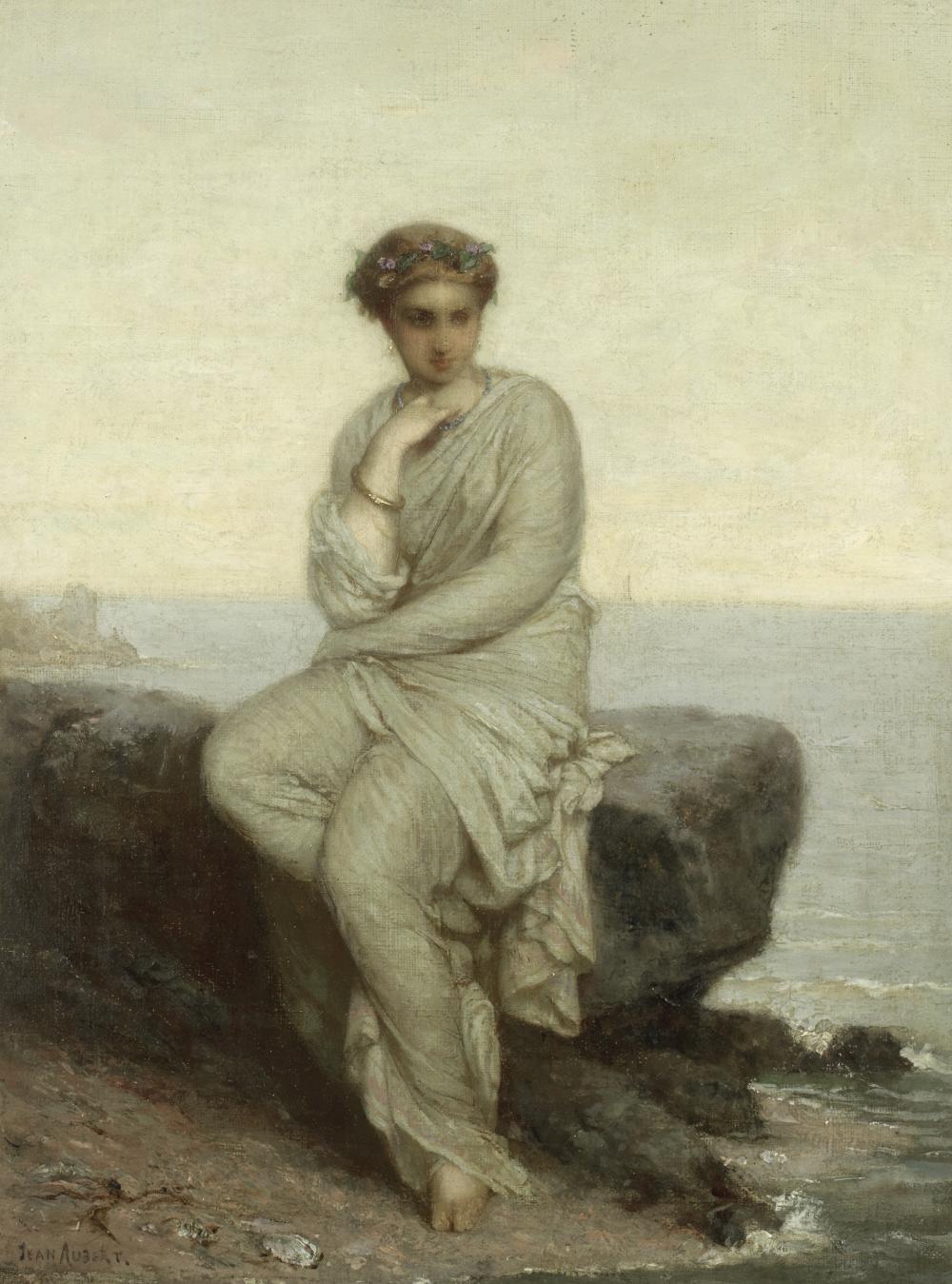 Jean-Ernest Aubert comparable auction result: jean ernest aubert french 1824 1906 relfection