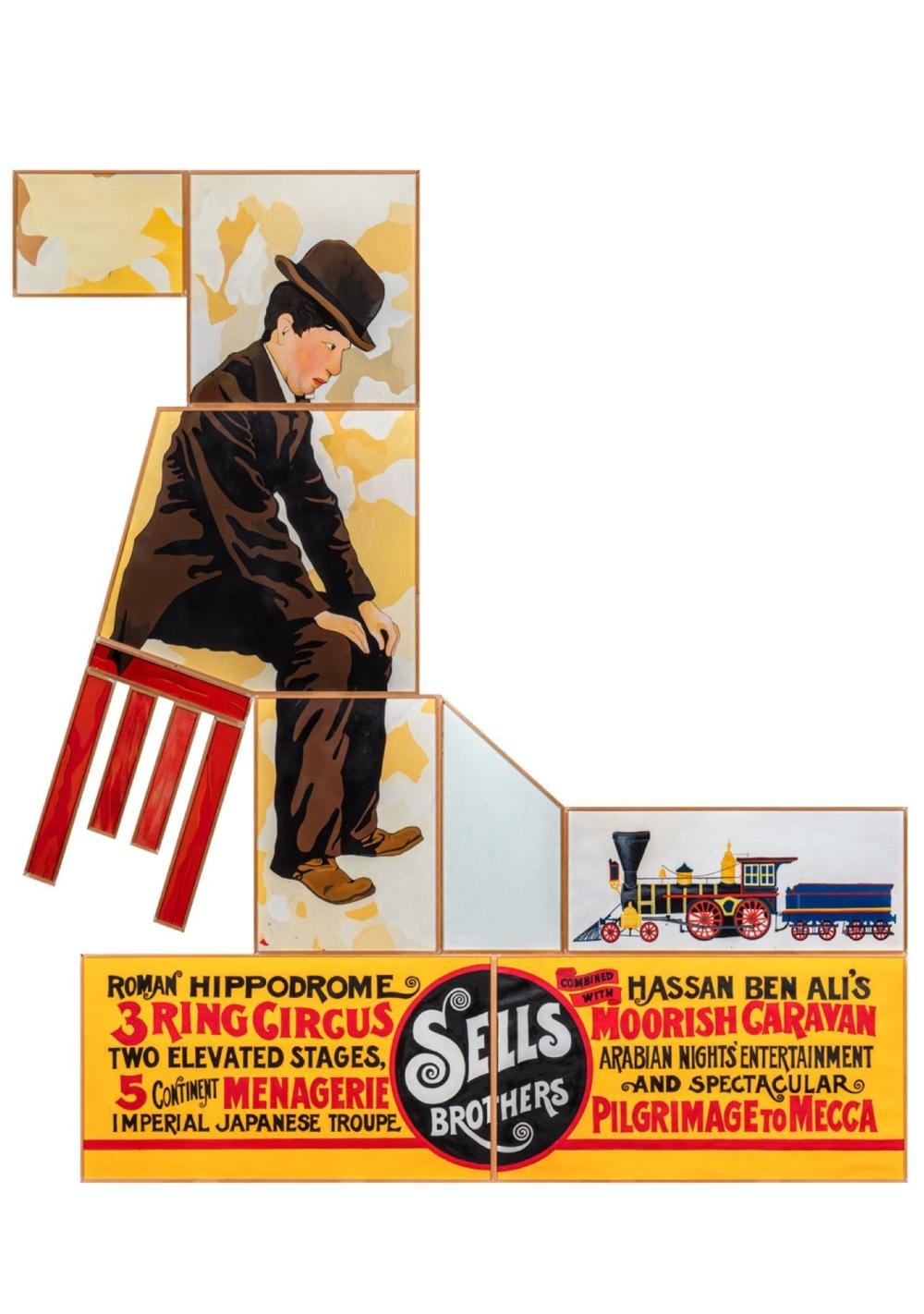 Aldo Spoldi comparable auction result: aldo spoldi crema 1950 3 rings circus
