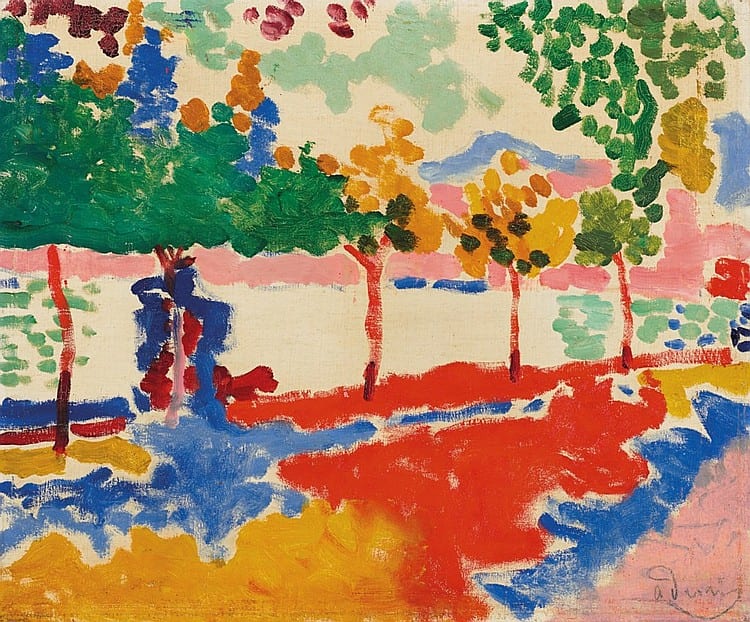 André Derain (1880-1954) - Bords de rivière comparable sale