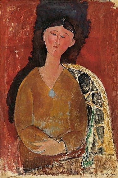 Amedeo Modigliani (1884-1920) - Beatrice Hastings assise comparable sale