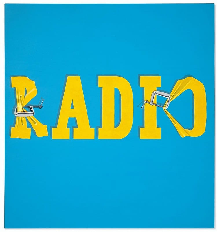 Ed Ruscha (b. 1937) - Hurting the Word Radio #2 comparable sale