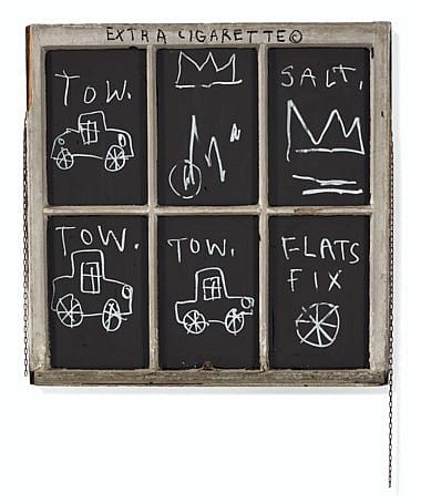 Jean-Michel Basquiat (1960-1988) - Extra Cigarette comparable sale