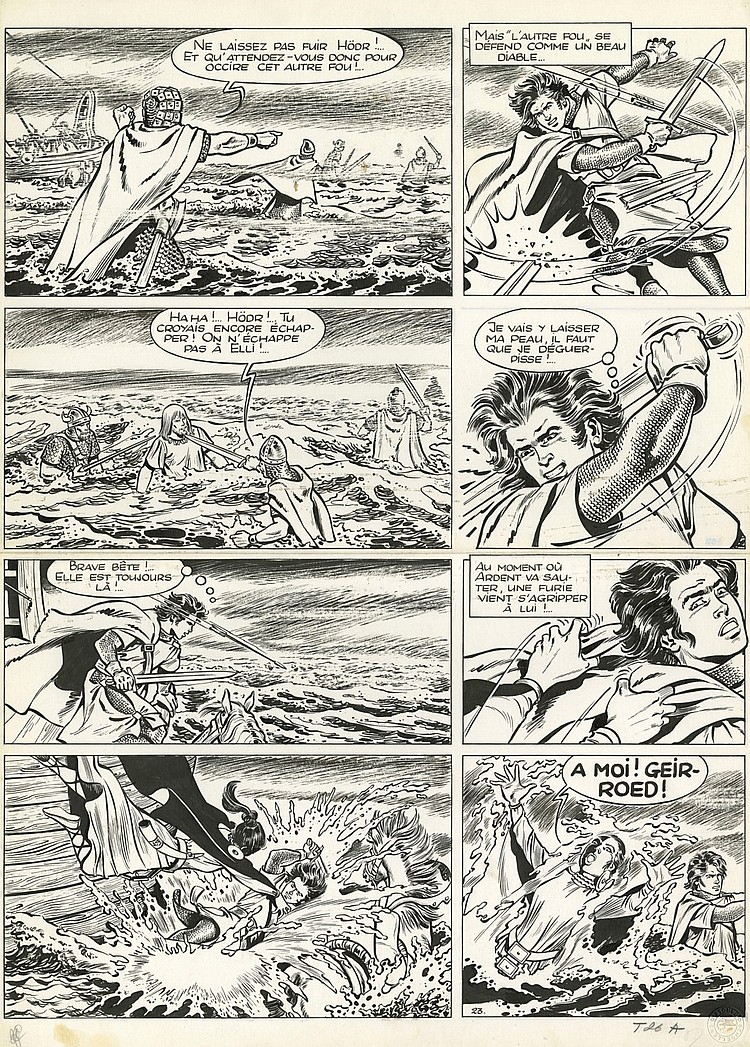 François Craenhals comparable auction result: fran ois craenhals 1926 2004 chevalier ardent la corne de brume