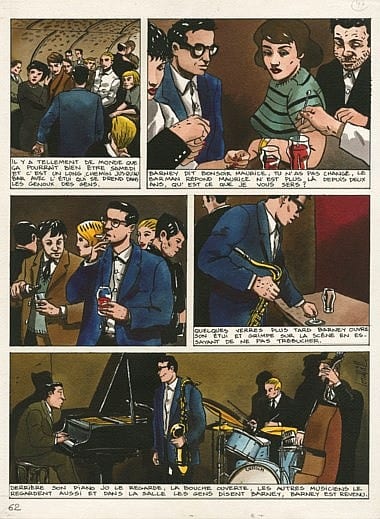 Jacques Loustal comparable auction result: jacques de loustal n en 1956 barney et la note bleue