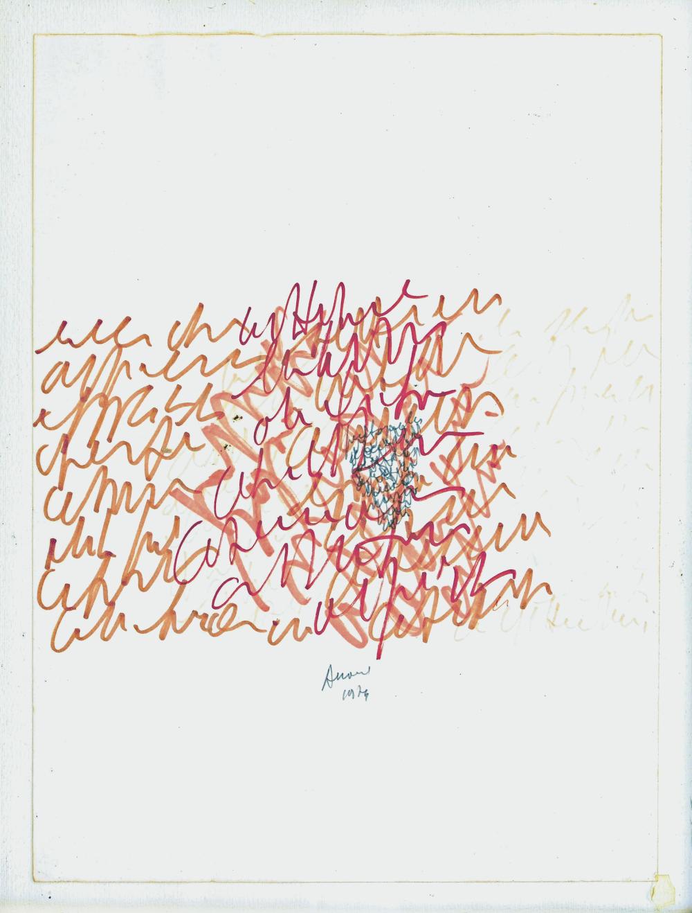 Vincenzo Accame comparable auction result: vincenzo accame 1932 1999 alfabeto 1974