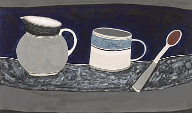 rachel nicholson b 1934 still life on blue · Christie's · 2019-11-21 Rachel Nicholson comparable auction result: rachel nicholson b 1934 still life on blue