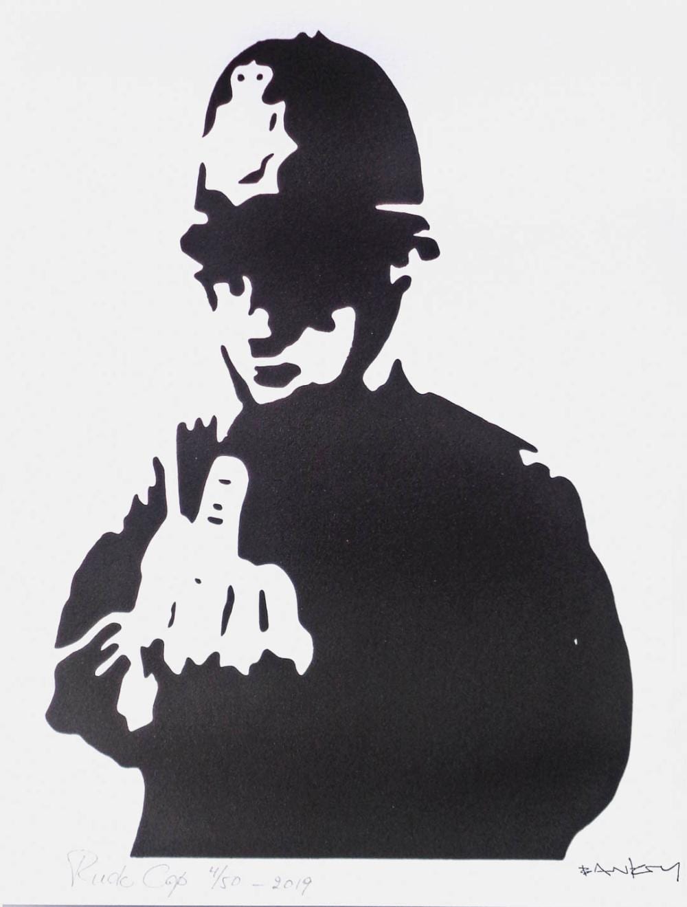 Banksy (1974) sold by Bozner Kunstauktionen, lot 167 — auction record photograph