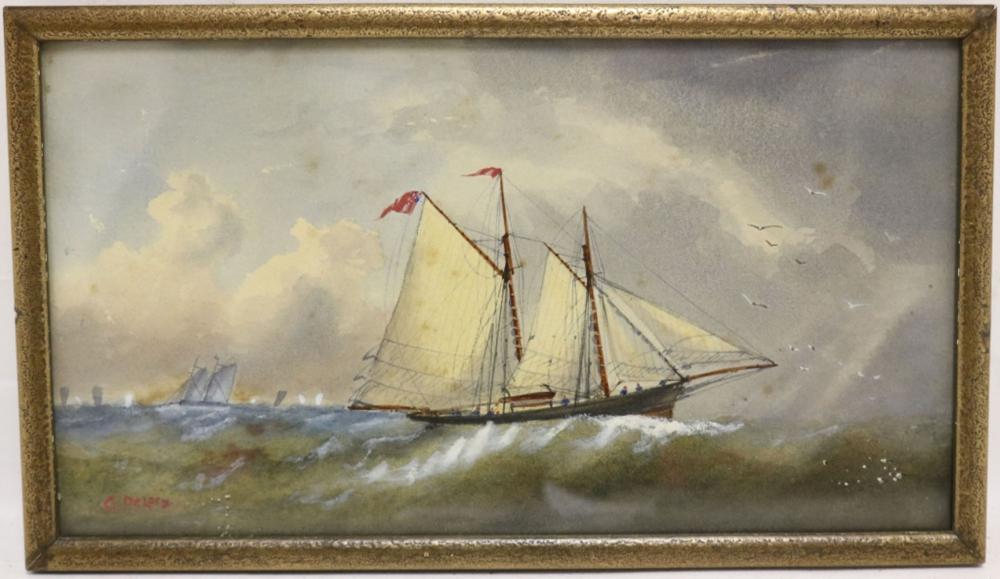 Charles John DeLacy comparable auction result: charles john delacy 1856 1929 england mixed