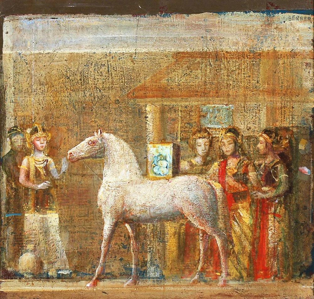 Berber Mersad - The Horse and Javanese Dancers comparable sale