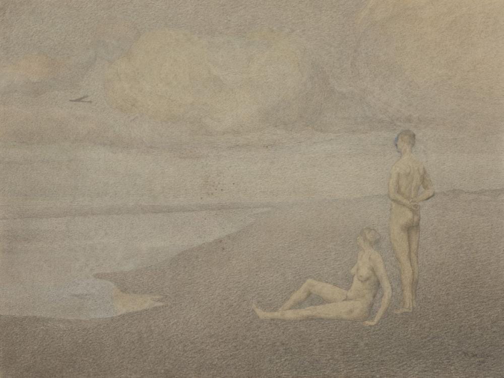 Philippe Derchain comparable auction result: philippe derchain 1873 1947 contemplation 1916