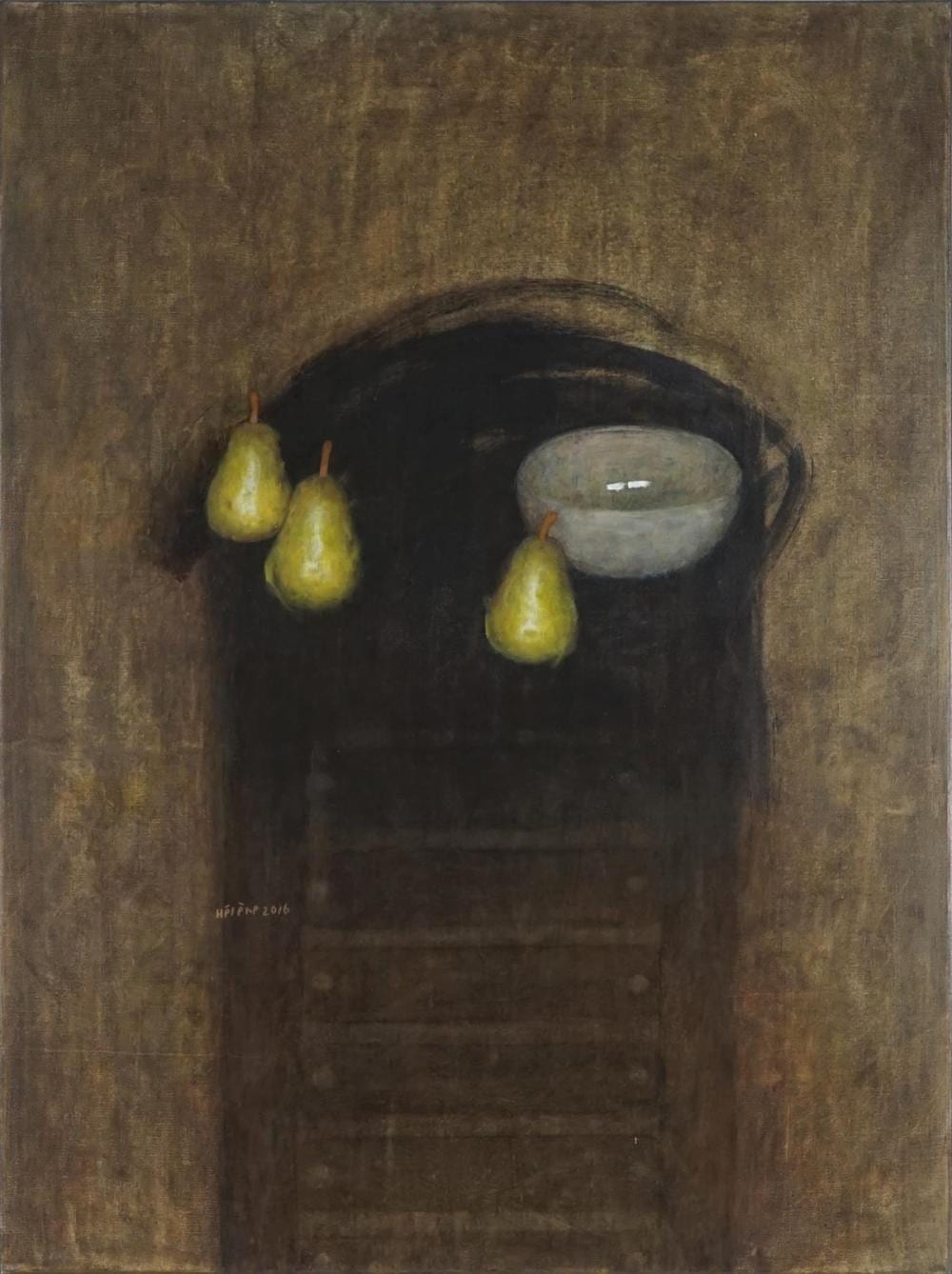 Helene Grove comparable auction result: helene grove 1946 green pears 2016 101 5 x 76 cm