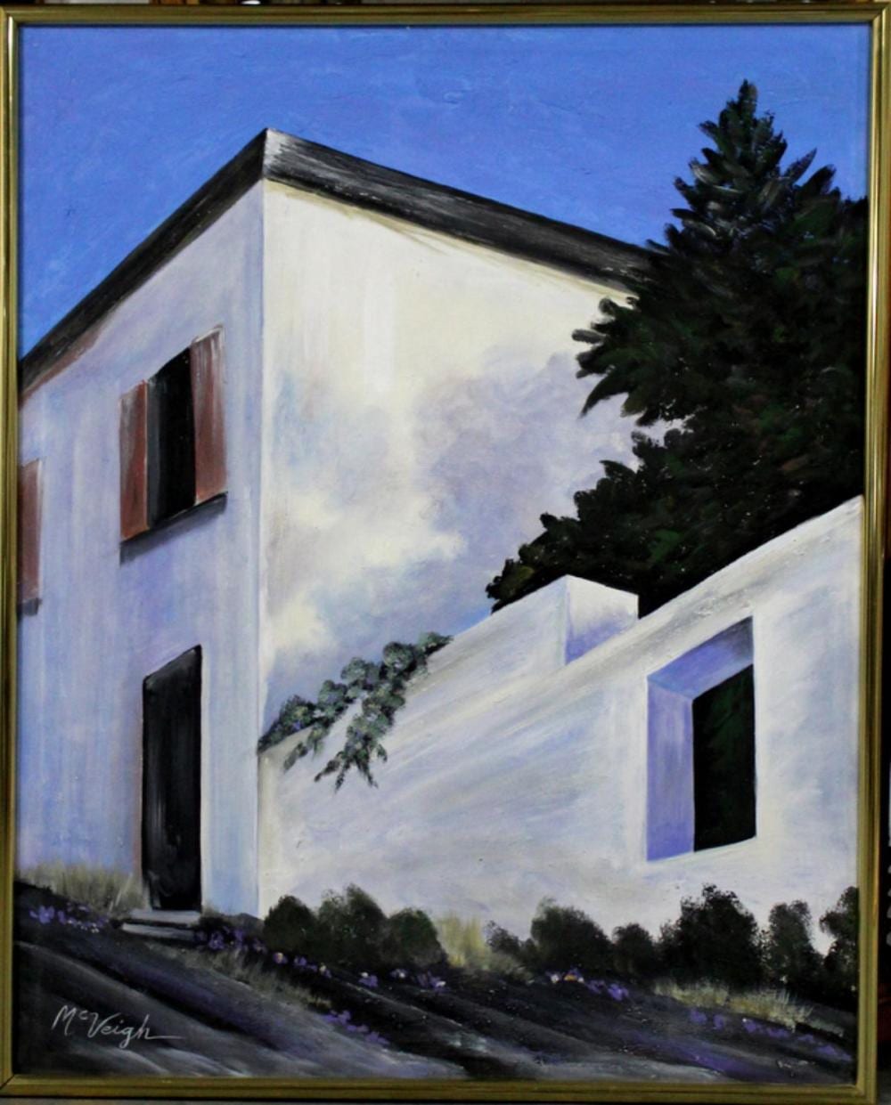 Blanche McVeigh comparable auction result: signed blanche mcveigh oil painting