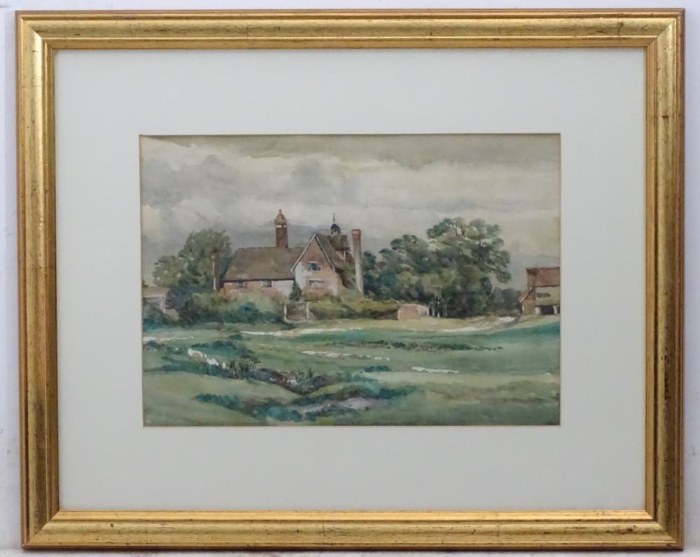 Augustus Walford Weedon comparable auction result: augustus walford weedon 1838 1908 watercolour in the new forest the common at lyndhurst according to label verso signed lower left and labelled verso 9 1 2 x 13 3 4