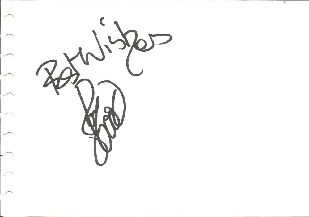 Roy Wood comparable auction result: roy wood signed large album page music autograph good condition est