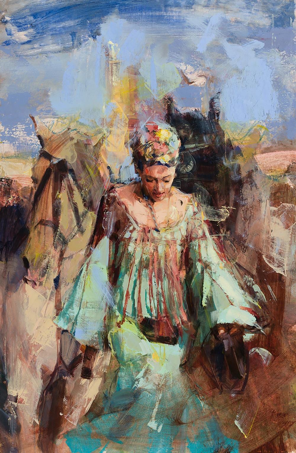 Jean-Bernard Lalanne comparable auction result: jean bernard lalanne flamenca el rocio