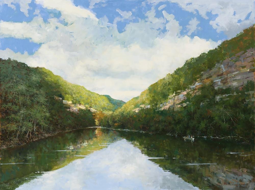 larry wheeler kentucky river palisades · The Sporting Art Auction · 2019-11-17 Larry Wheeler comparable auction result: larry wheeler kentucky river palisades