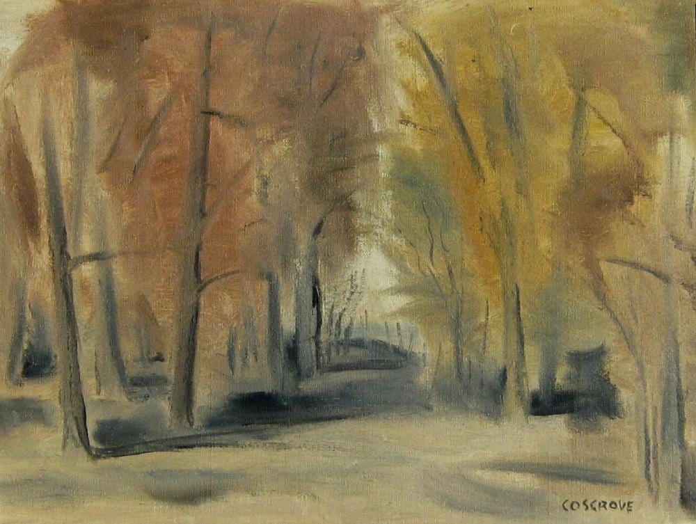 Stanley Cosgrove comparable auction result: stanley cosgrove wooded landscape