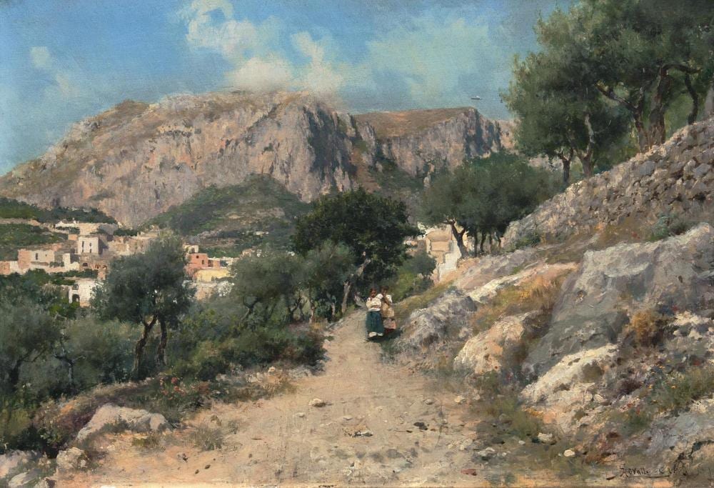 Augusto Lovatti comparable auction result: augusto lovatti rom 1852 capri 1921 on capri