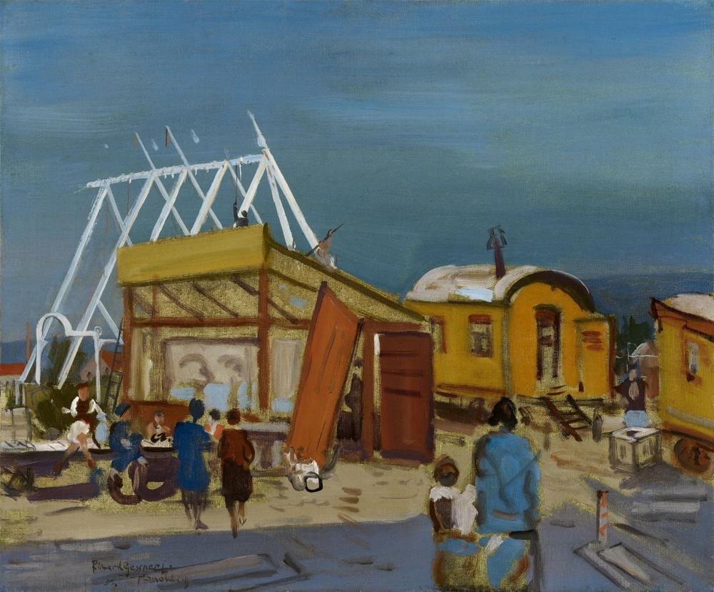 Richard Gessner comparable auction result: richard gessner kirmesbauten 1933