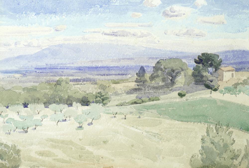 Edwin John comparable auction result: edwin john british 1905 1978 olive grove provence painted circa the 1930s