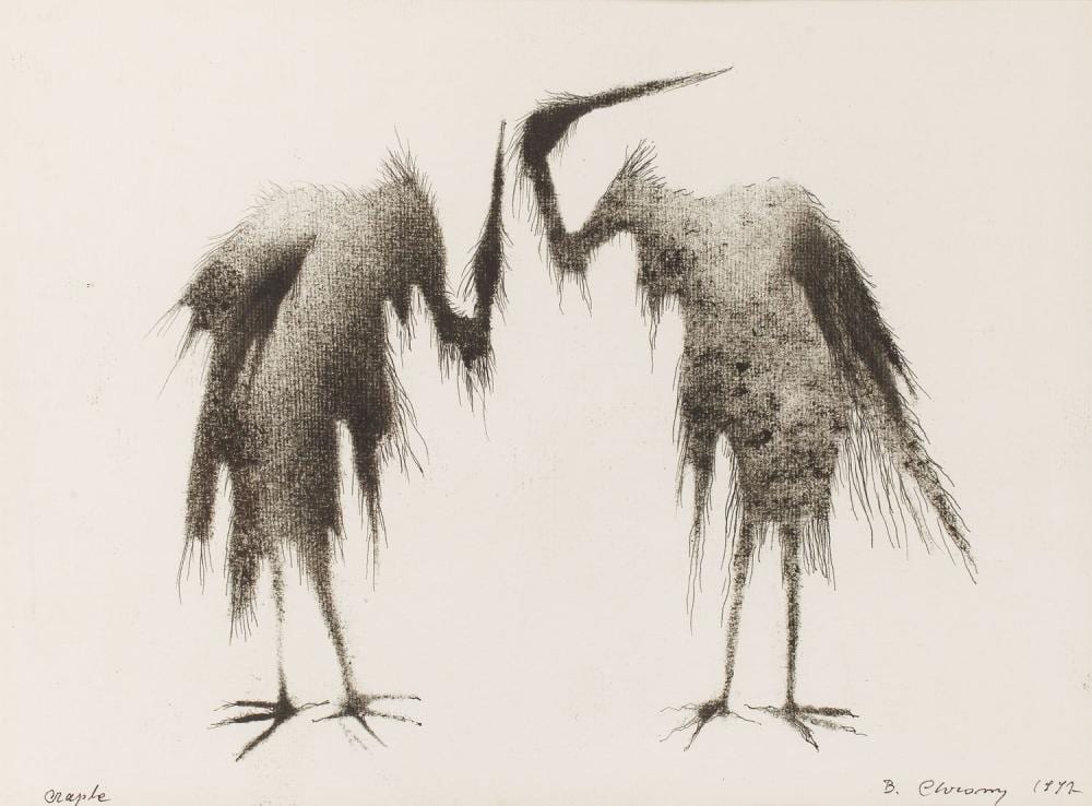 Bronislaw Chromy comparable auction result: bronislaw chromy 1925 2017 herons 1971