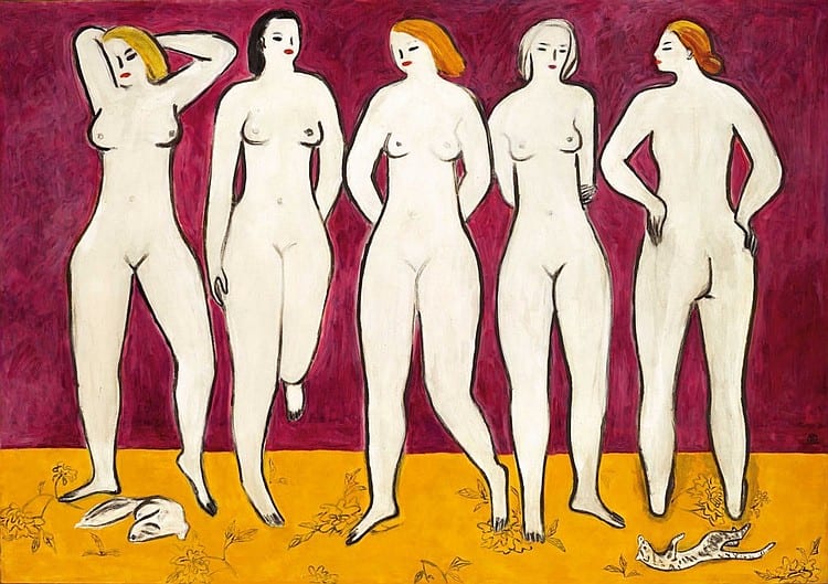 Sanyu (CHANG YU, 1895-1966) - Five Nudes comparable sale