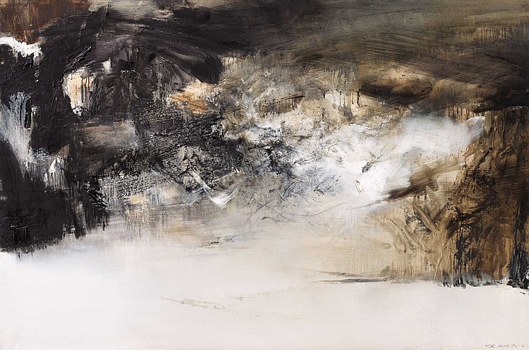 Zao Wou-Ki (ZHAO WUJI, 1920-2013) - 27.03.70 comparable sale