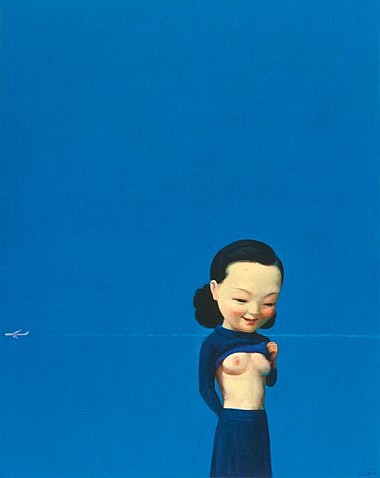 Liu Ye (B. 1964) - Blue comparable sale