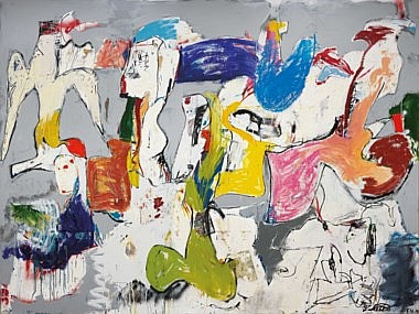 Eddie Martinez (B. 1977) - High Flying Bird comparable sale