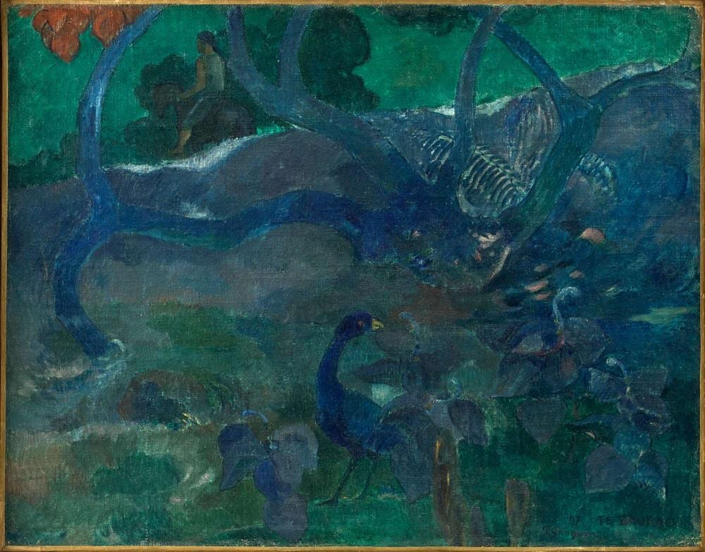 ¤ Paul GAUGUIN 1848- 1903 Te Bourao (II) - 1897-1898 Huile sur toile comparable sale