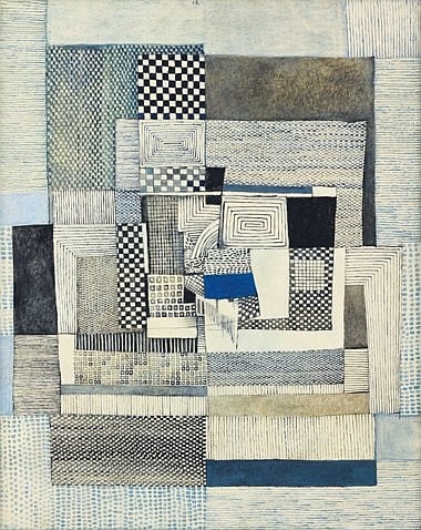 CHEONG SOO PIENG (1917-1983) Abstract oil on canvas 102 x 81 cm. (40 1/8 x 31 7/8 in.) sold by Christie's, lot 183 — auction record photograph