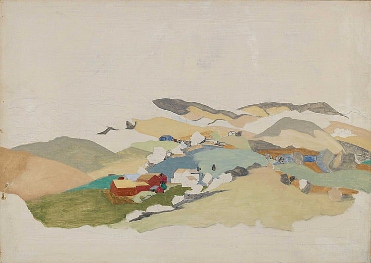 Teng-Hiok Chiu comparable auction result: teng hiok chiu chou ting hsu 1903 1972 untitled oil on canvas 50 8 x 71 1 cm 20 x 28 in