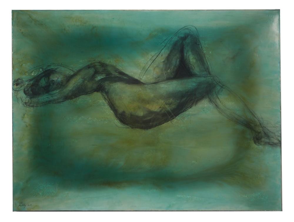 Craig Ruddy comparable auction result: craig ruddy born 1968 nude 2012 mixed media on canvas