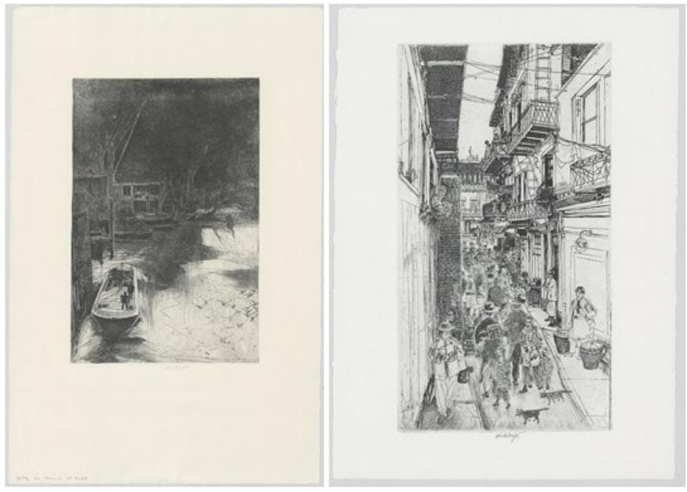 John W. Winkler comparable auction result: john w winkler etchings markets