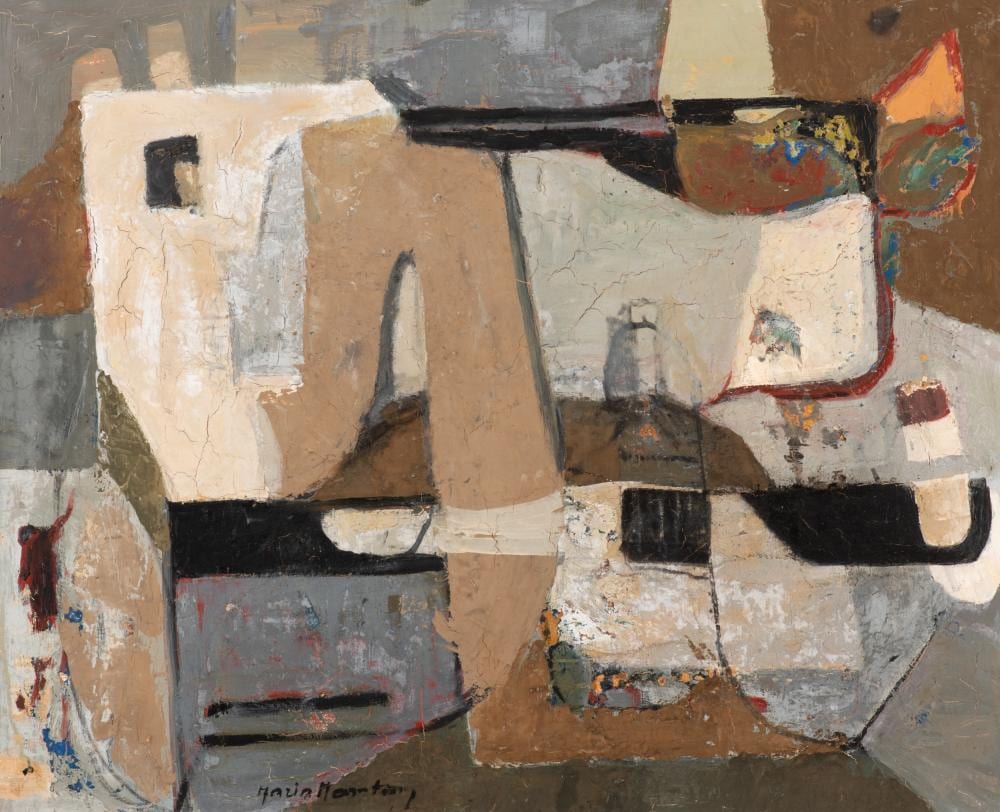 Maria Manton comparable auction result: paris roofs by maria manton