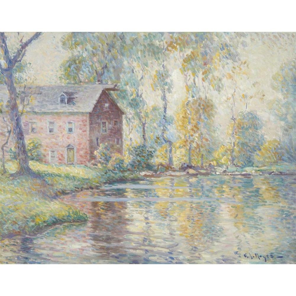 George L. Noyes comparable auction result: george l noyes american canadian 1864 1954 mill stream fort washington