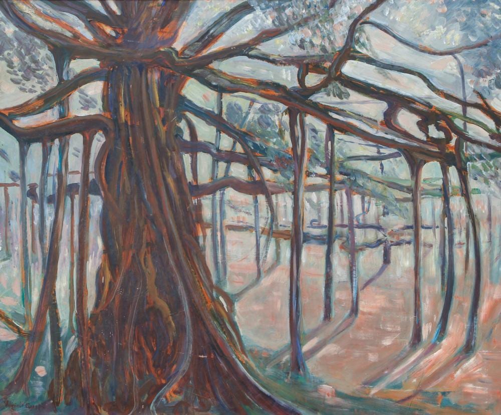 Virginia Helena Gruppe comparable auction result: virginia helena gruppe painting mangrove plantation