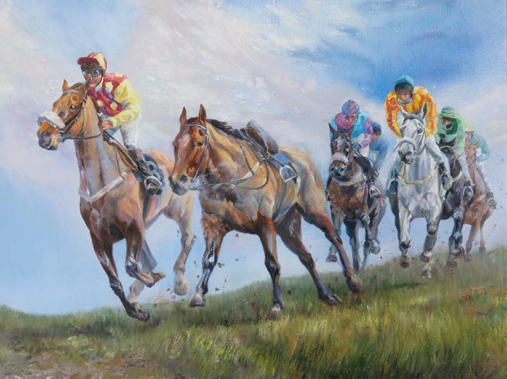 Susan Mary Webb comparable auction result: susan mary webb b 1962 bray races oil on canvas 80 x 120cm 31 x 47 signed lower left