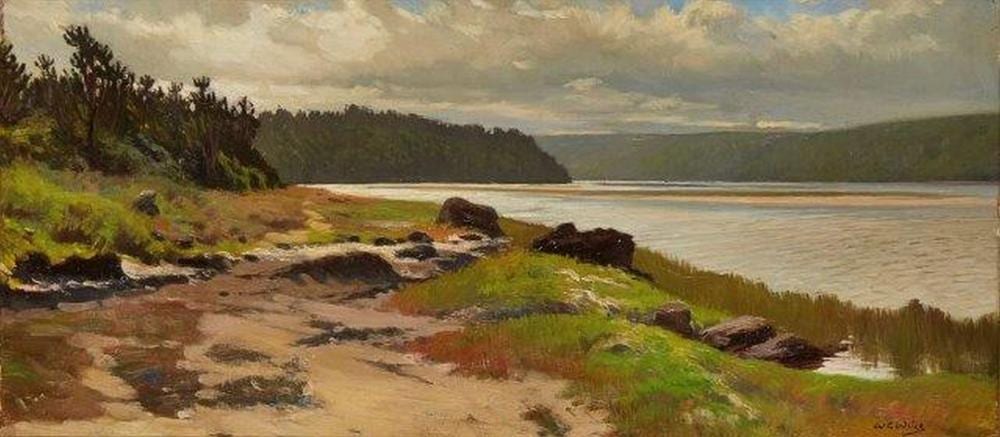 Walter Gilbert Wiles comparable auction result: walter gilbert wiles south african 1875 1966 knysna oil on canvas sign