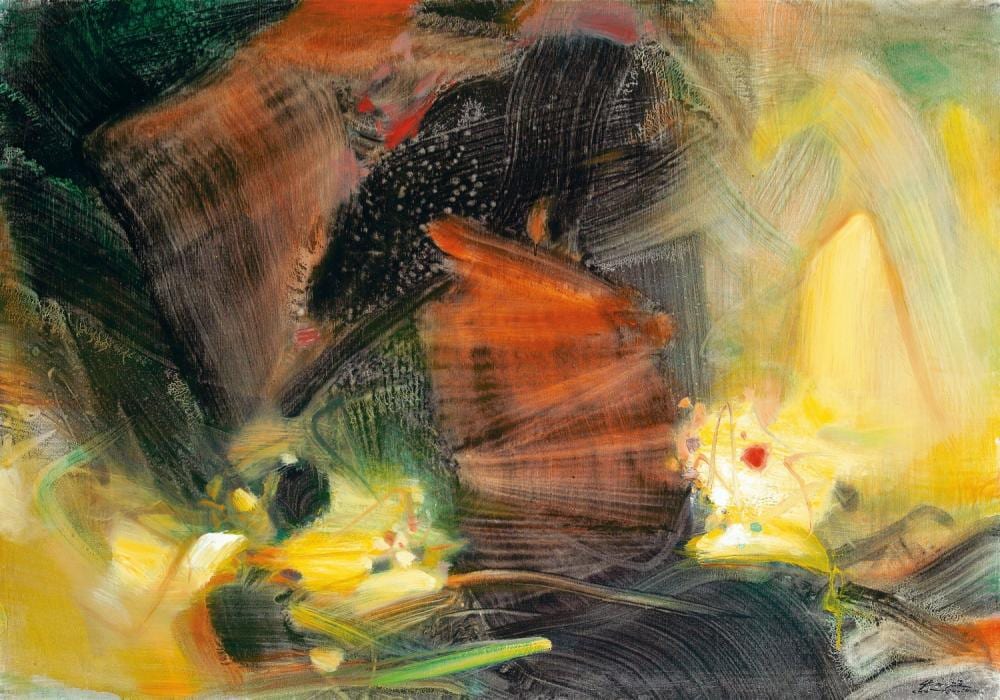 朱德群 CHU Teh-chun (Chinese-French, 1920 - 2014) comparable sale