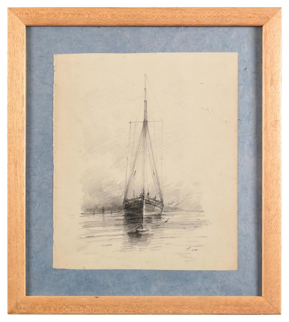 Antoine Léon Morel-Fatio comparable auction result: antoine l on morel fatio 1810 1871 voilier de fa