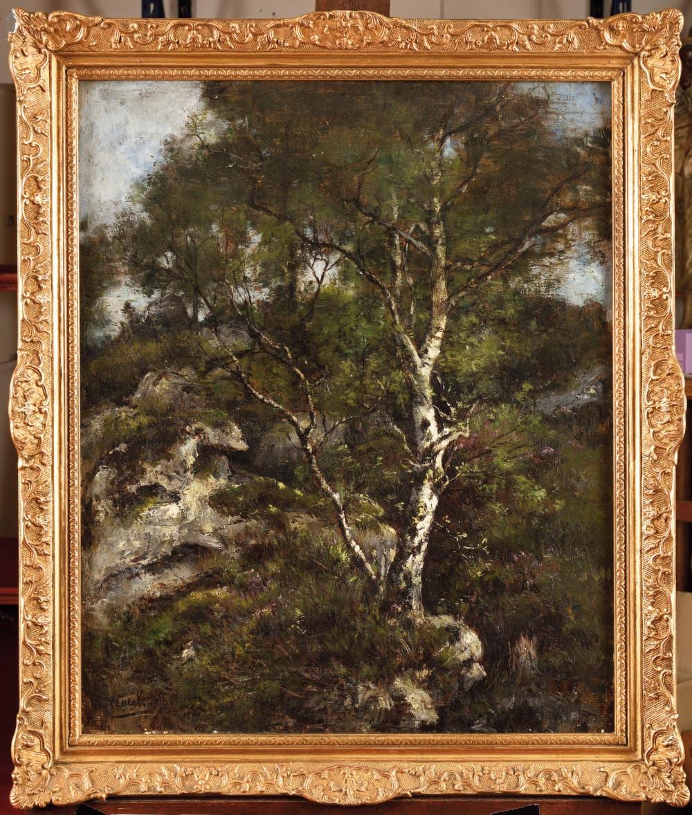 Louis Victor Watelin comparable auction result: louis victor watelin 1838 1907 rocher en for t